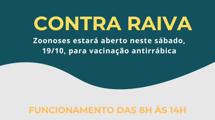 Zoonoses promove vacinação contra raiva e feira de adoção