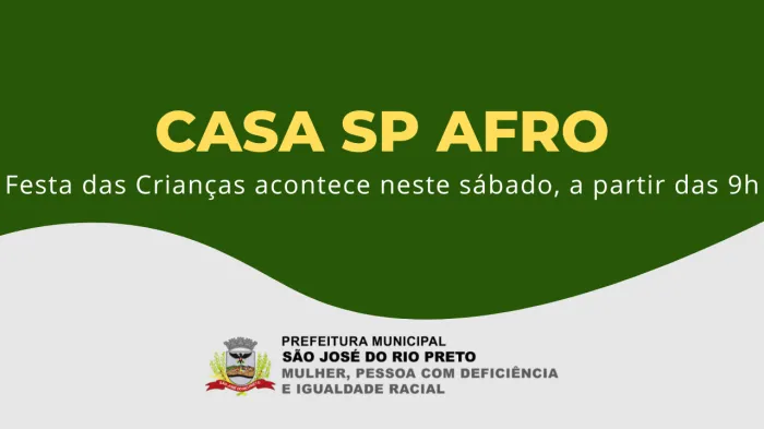Casa SP Afro promove festa para crianças