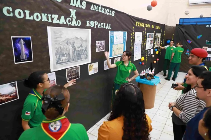 Alunos e professores da Escola Ângelo Ramazzotti promove evento para a Semana Nacional de Ciência e Tecnologia