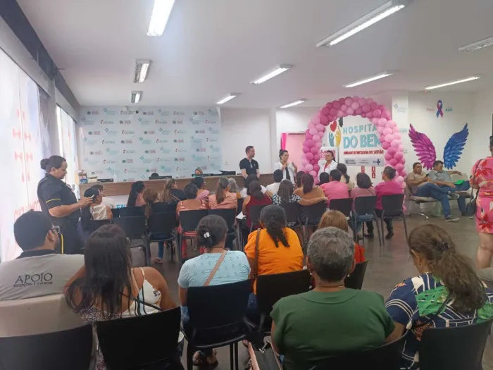 Ação do Outubro Rosa no Hospital do Bem reforça importância da prevenção e identificação precoce do câncer de mama