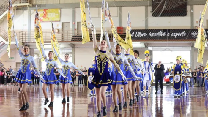 A abertura do torneio foi realizada no sábado (19/10), no ginásio principal da Ulbra -Foto: Ascom Seduc