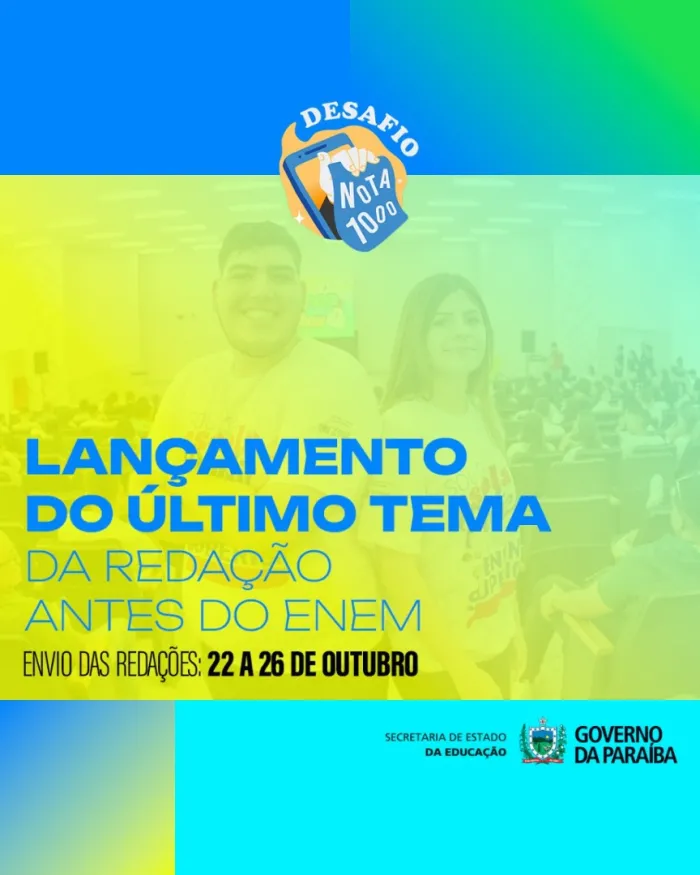 Foto: Reprodução/Secom Paraíba