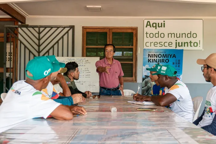 - Beneficiários do Floresta Viva visitam sistemas de plantio agroflorestais no Pará (Foto: Divulgação)