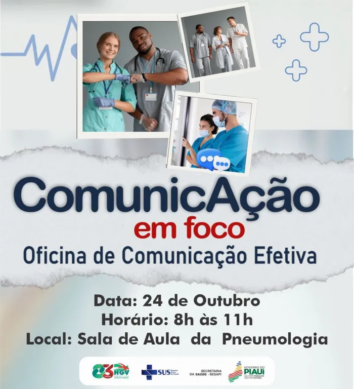 Projeto Cuidar Piauí realiza oficina de comunicação para colaboradores do HGV