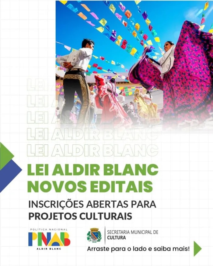 Cultura de Araçatuba prorroga inscrições para editais da Aldir Blanc até 28 de outubro