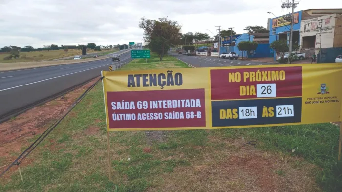 Zona Sul terá interdições na noite do próximo sábado