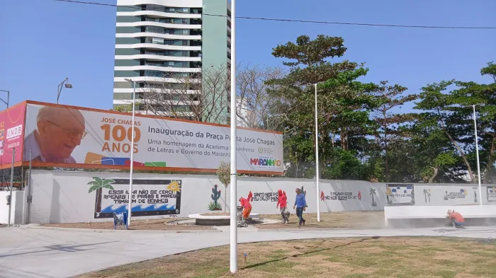- Praça José Chagas, em homenagem ao centenário do poeta, será inaugurada no parque da Lagoa da Jansen (Foto: Divulgação)