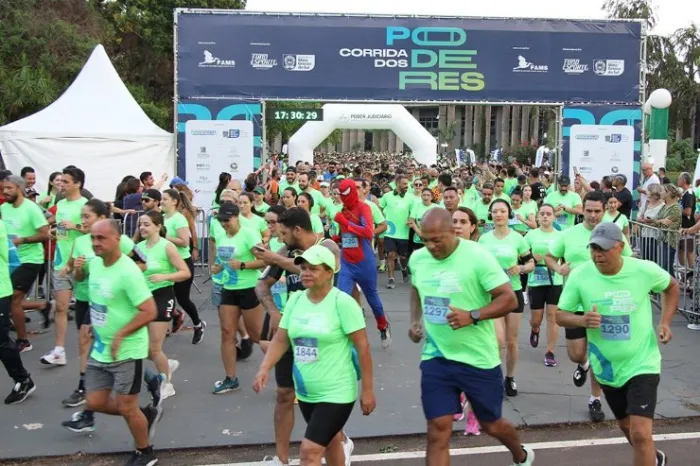  O evento acontece no Parque dos Poderes, coração de Campo Grande e um local de inspiração para a prática de atividades físicas