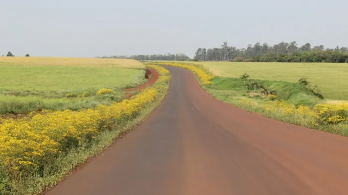 Acesso ao município de Senador Salgado Filho está com 80% da pavimentação concluída -Foto: Liriam Sifuentes/Daer