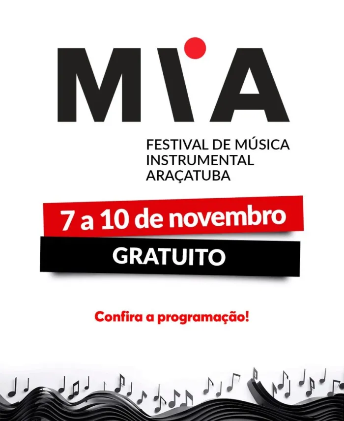 MIA: Araçatuba recebe Festival de Música Instrumental em novembro