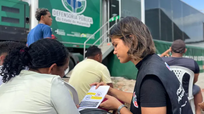 - Nesta etapa, foram ofertados atendimento jurídico integral e gratuito referente a divórcio e pensão alimentícia (Foto: Laisinelly Lacerda)