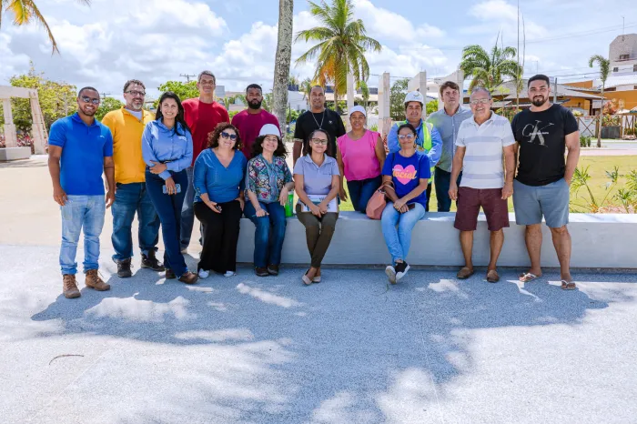 Comissão realiza visitas técnicas às obras de requalificação de Guarajuba e Barra do Jacuípe