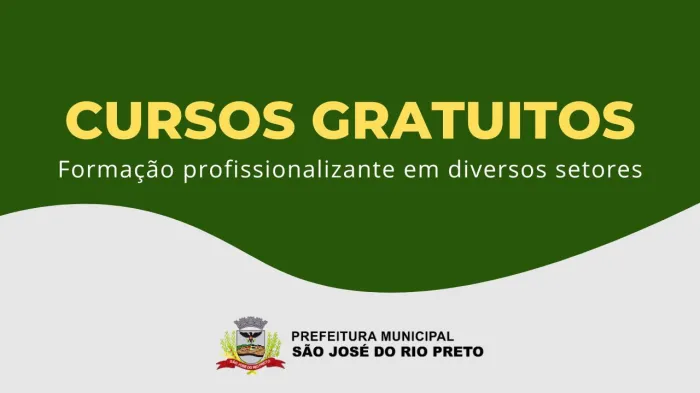 Participe de cursos gratuitos do Trabalho e entidades parceiras