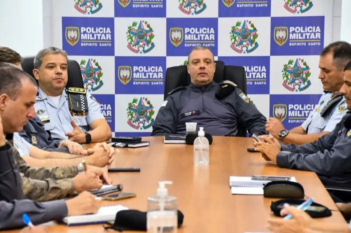 Comando da PMES promove reunião para alinhar planejamento operacional com os novos soldados
