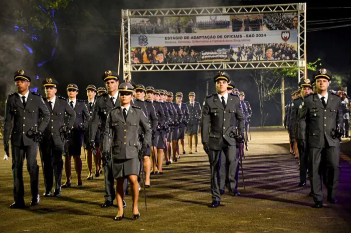 Polícia Militar realiza a formatura do Estágio de Adaptação de Oficiais 2024