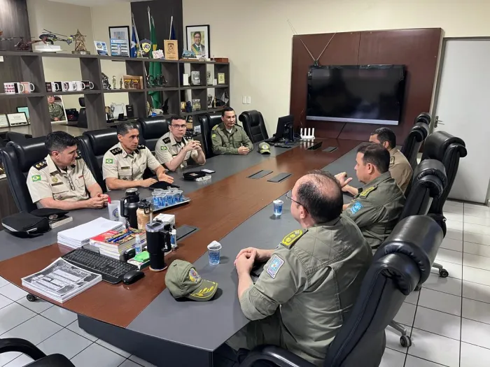 Polícia Militar do Piauí recebe visita de oficiais do Ceará para troca de informações sobre o TCO