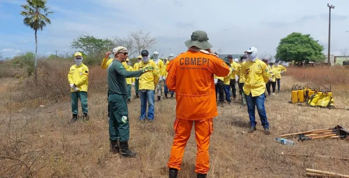 Semarh e Corpo de Bombeiros encerram capacitação de 53 brigadistas no Território dos Cocais