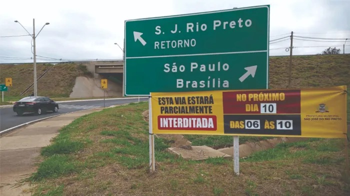Rua e avenidas da região Sul terão interdições neste domingo