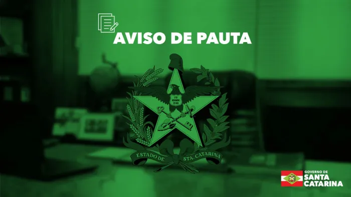 AVISO DE PAUTA: governador assina protocolos de intenção de programas de incentivo que vão garantir R$ 2,5 bilhões em investimentos para SC
