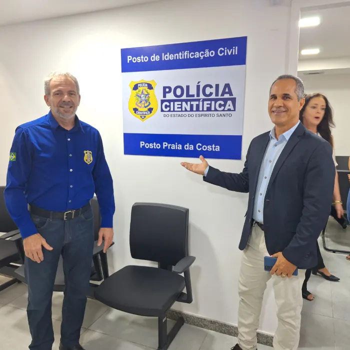 Polícia Científica inaugura Posto de Identificação no Shopping Praia da Costa