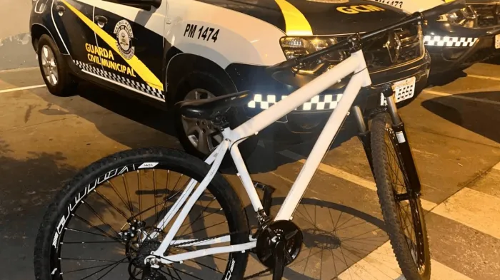 GCM recupera bicicleta 10 minutos após roubo