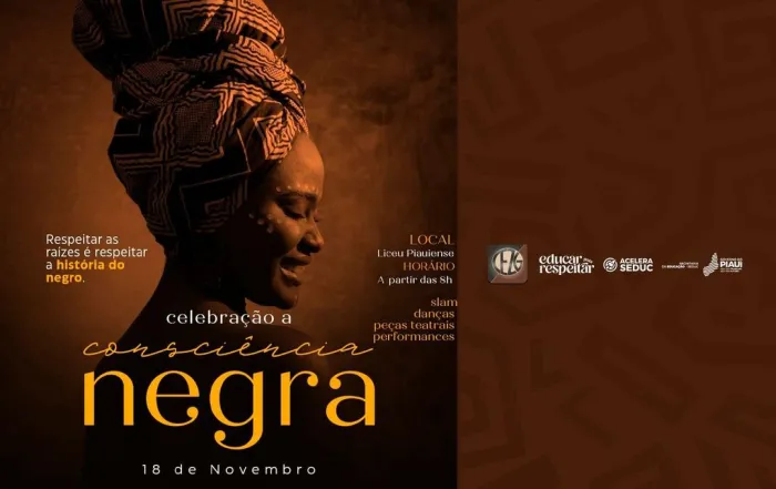 Liceu Piauiense promove evento sobre Consciência Negra com palestras e apresentações culturais