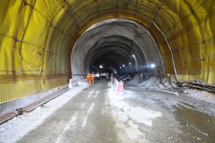 Obras da Linha 6-Laranja na região central de SP. Foto: Governo de SP