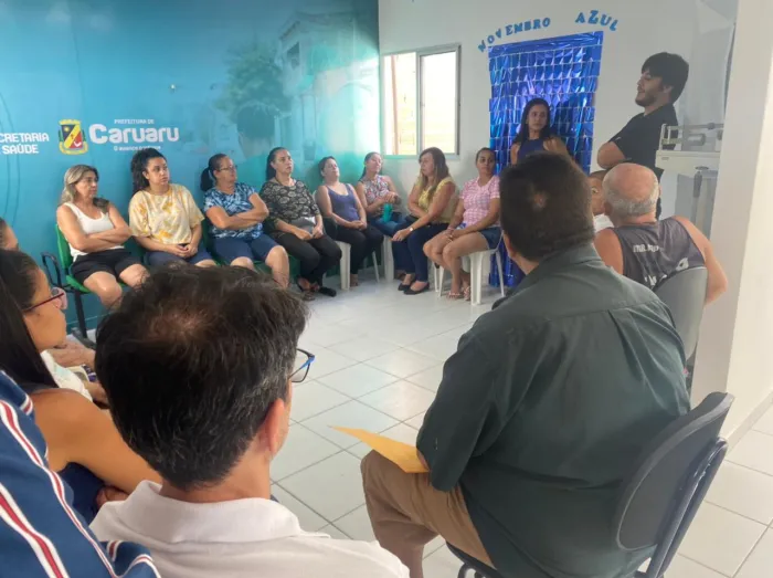 Novembro Azul – Secretaria de Saúde de Caruaru promove atividades de conscientização sobre prevenção e diagnóstico precoce do câncer de próstata