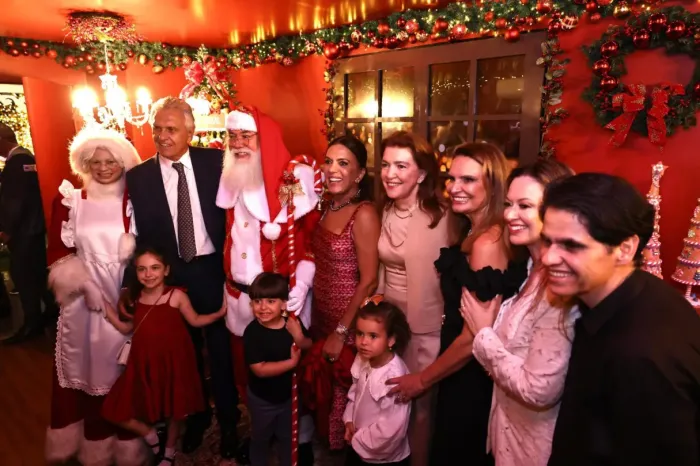 Ronaldo e Gracinha Caiado abrem o Natal do Bem 2024, no Centro Cultural Oscar Niemeyer (Foto: Secom)