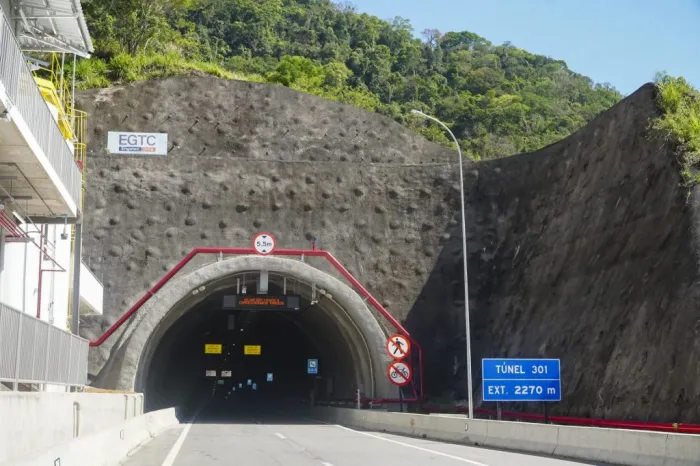 Contorno Sul da Rodovia dos Tamoios facilita o deslocamento dos moradores de São Sebastião, Caraguatatuba, llhabela e turistas da região. Foto: Divulgação/Governo de SP
