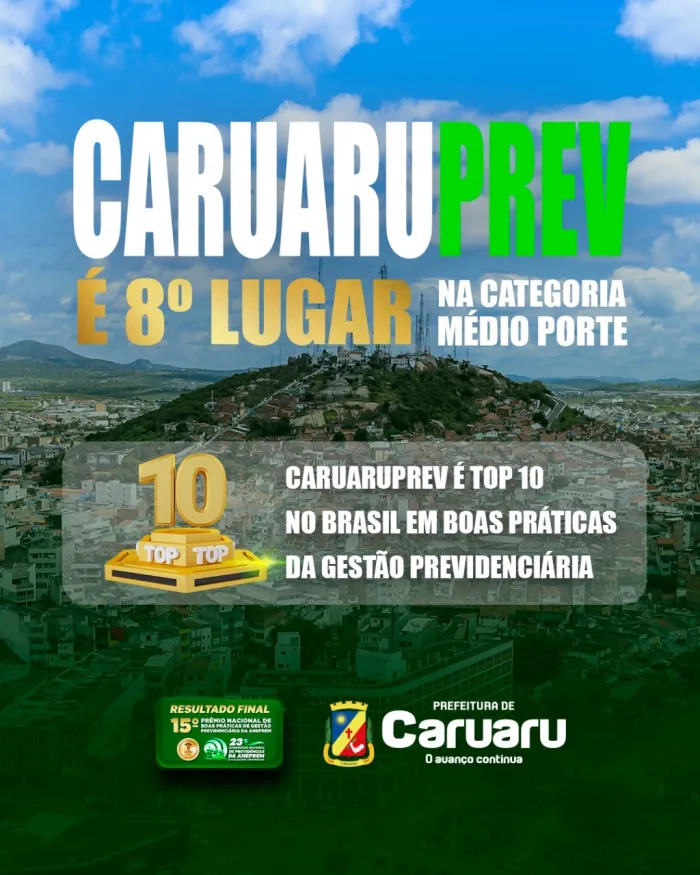 Foto: Reprodução/Prefeitura de Caruaru - PE