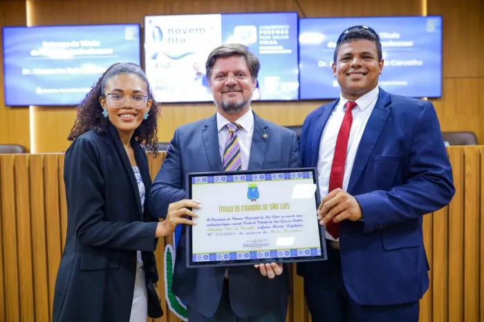 Câmara de São Luís homenageia Alexandre Reis de Carvalho com Título de Cidadão Ludovicense
