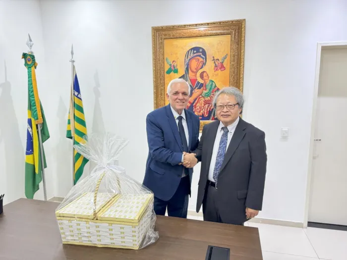 Vice-Governador Themístocles Filho e Cônsul principal do Japão em Belém discutem parcerias