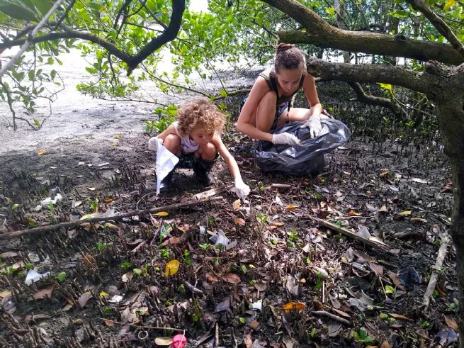 Secretaria do Meio Ambiente realiza ação de limpeza no Araçá