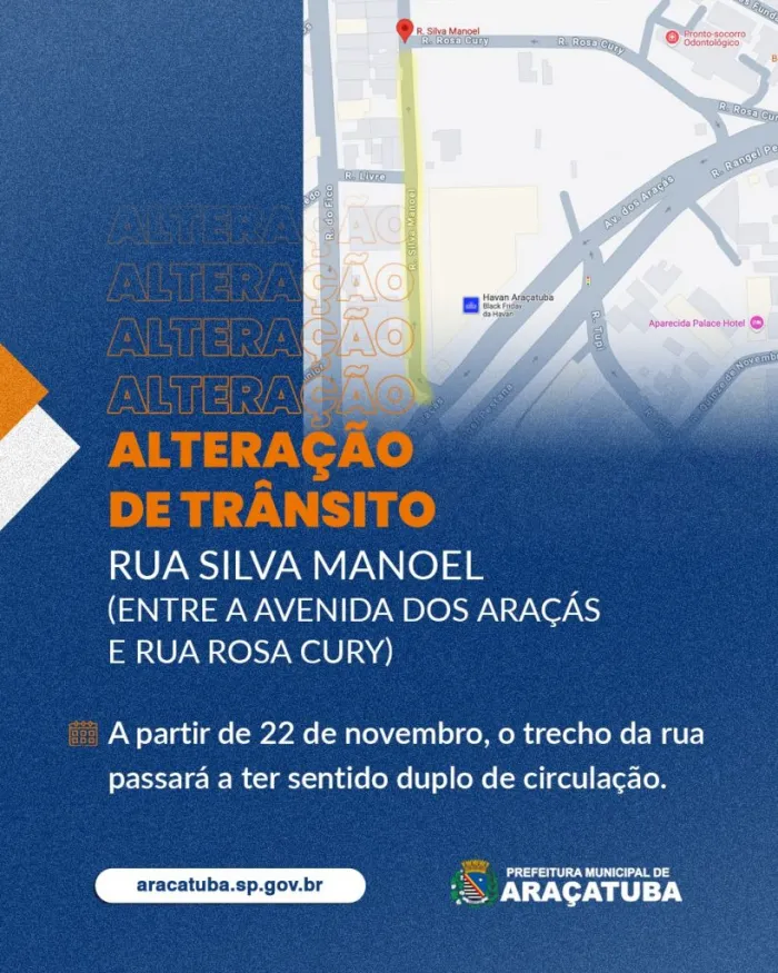 Foto: Reprodução/Prefeitura de Araçatuba - SP