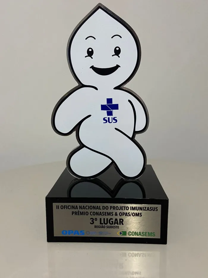 Araçatuba é premiada por destaque em campanha de vacinação contra poliomielite