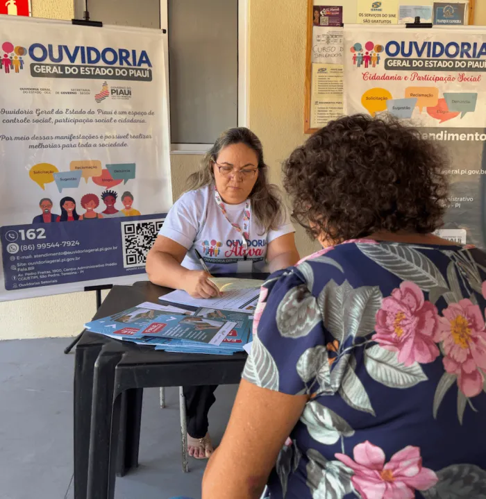 Ouvidoria-Geral do Estado realiza atendimentos no CSU do Parque Piauí em Teresina