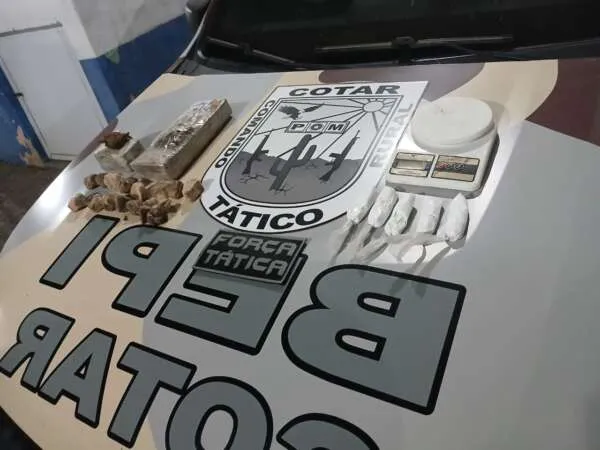 Suspeito de tráfico de drogas e resistência é capturado por PMs de Nova Russas