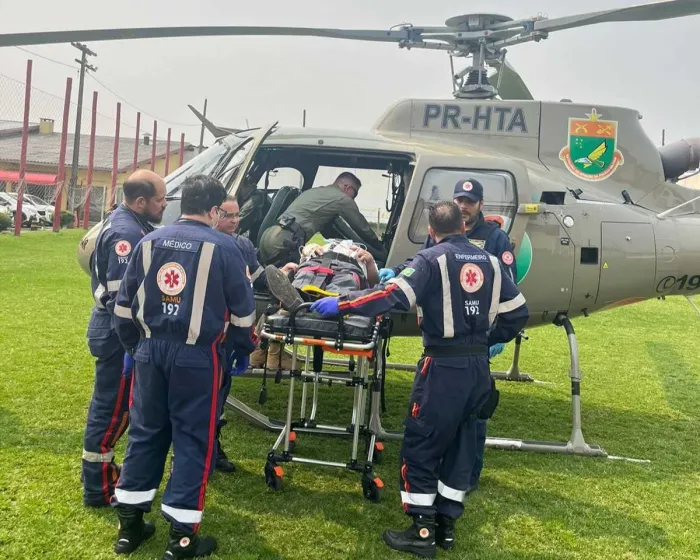 Serviço Aeromédico do Samu na Serra completa 87 atendimentos de urgência