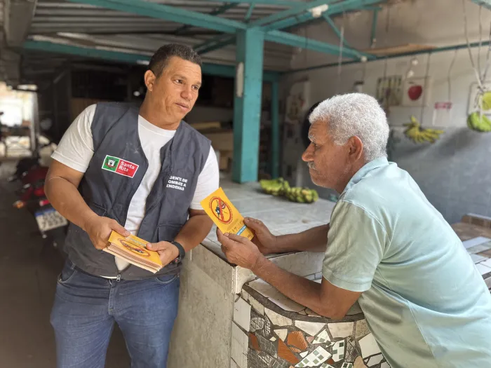 Saúde da Paraíba mobiliza população de Santa Rita com ações educativas na Semana Estadual de Combate ao Aedes