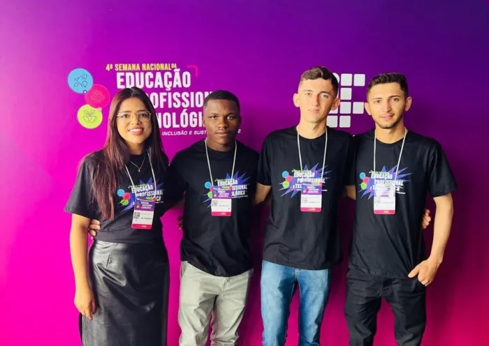 Estudantes da rede estadual apresentam o projeto 