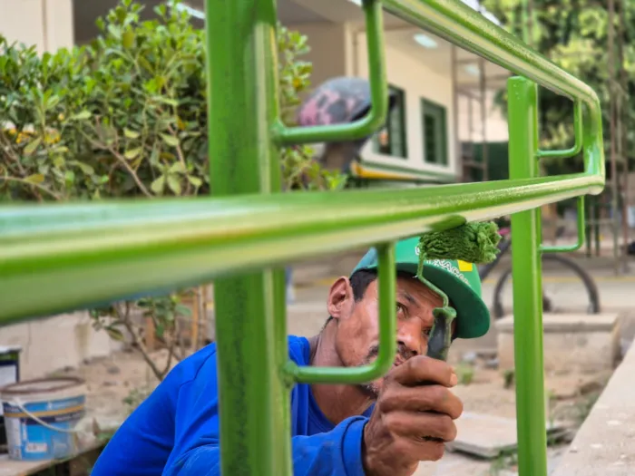 Obras: Avanço nas obras Escola Elinda Simplício Costa empolga professores e alunos