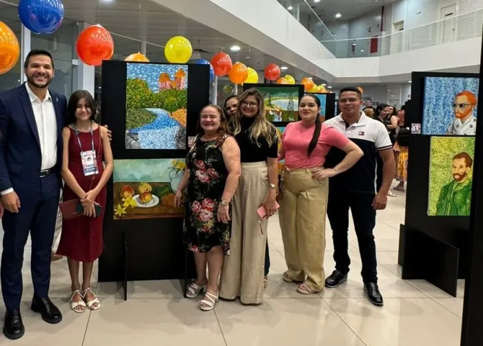 Pinturas de estudantes da rede estadual fazem parte do leilão beneficente “Arte é Vida