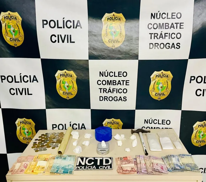 Polícia Civil prende casal suspeito de tráfico de drogas em Juazeiro do Norte