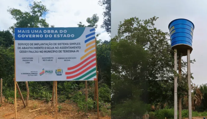 Governo do Estado implanta sistema de abastecimento de água em comunidade da zona sudeste de Teresina