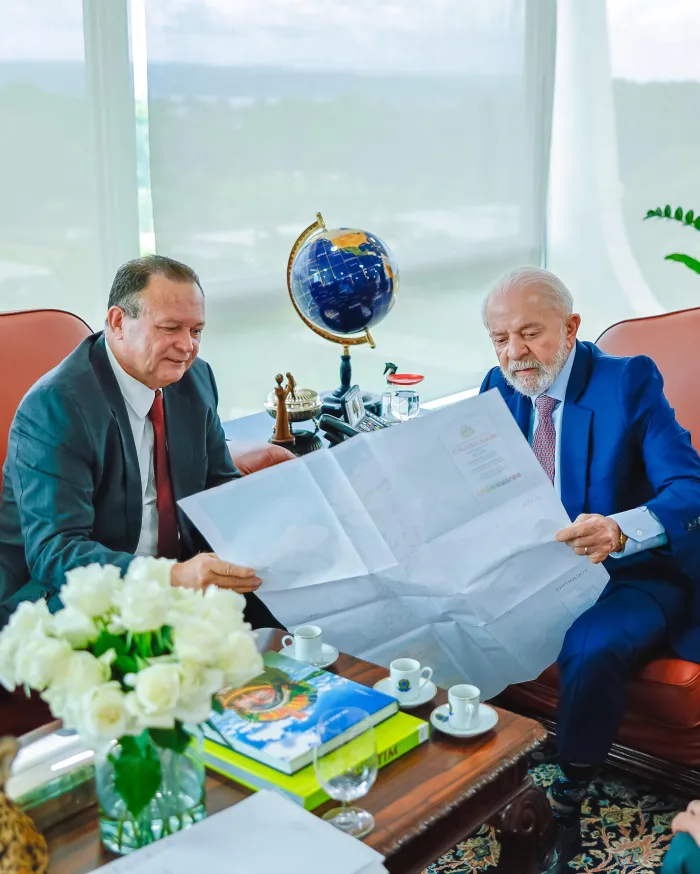 - Presidente Lula recebe o governador Carlos Brandão em Brasília (Foto: Divulgação)