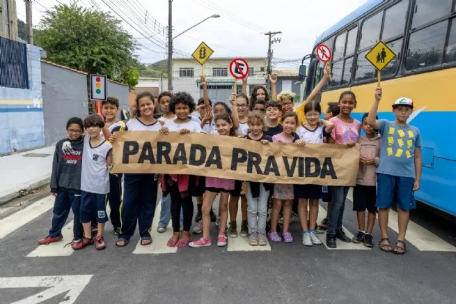 São Sebastião realiza ‘Parada Pra Vida’ com atividades educativas sobre trânsito nas escolas