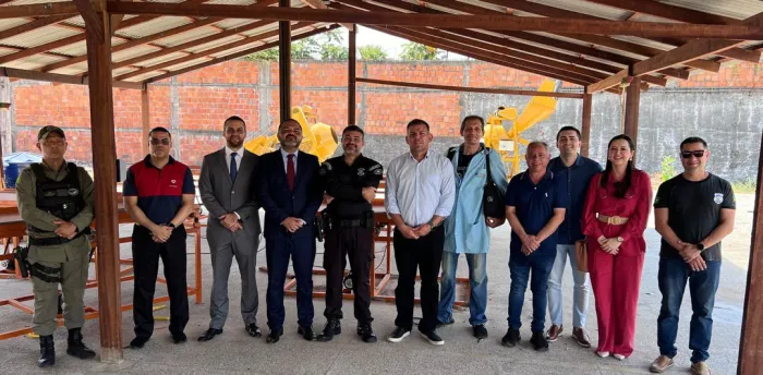 Sejus inicia curso de fabricação de blocos de concreto na Penitenciária de Parnaíba
