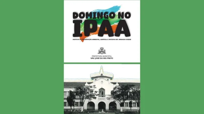 Domingo no IPAA terá atrações culturais e ações ambientais