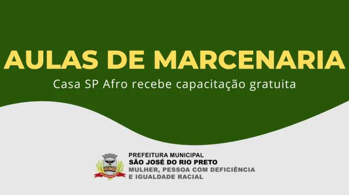Casa SP Afro recebe aulas de marcenaria